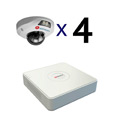 Комплекты IP (4 камеры)