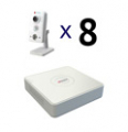 Комплекты IP (8 камер)