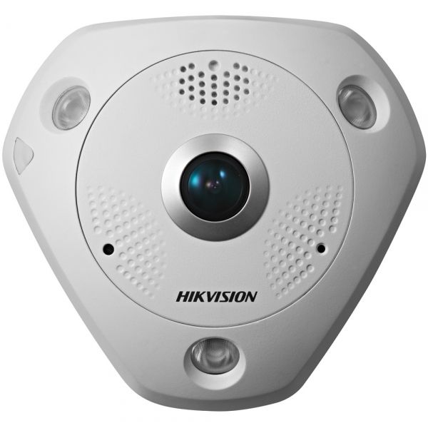 Уличная 12Мп FishEye-камера с ИК-подсветкой Hikvision DS-2CD63C2F-IVS
