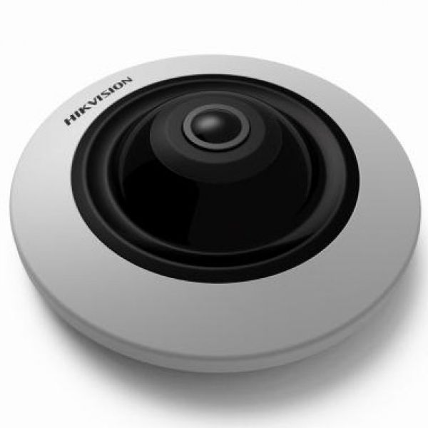 Внутренняя IP-камера 4Мп Hikvision DS-2CD2942F с объективом «рыбий глаз»