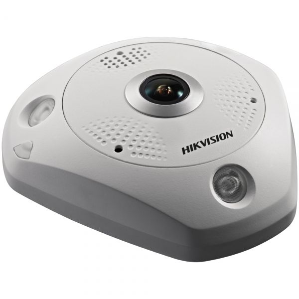 Уличная 12Мп FishEye-камера с ИК-подсветкой Hikvision DS-2CD63C2F-IVS