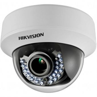 Уличная вандалостойкая HD-TVI камера Hikvision DS-2CE56D1T-VPIR3 с вариообъективом и ИК-подсветкой