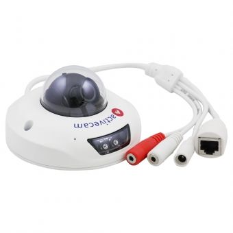Мини-купольная IP-камера для улицы ActiveCam AC-D4121IR1 в вандалостойком корпусе