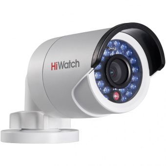 Уличная бюджетная сетевая камера-цилиндр HiWatch DS-I220 с ИК-подсветкой