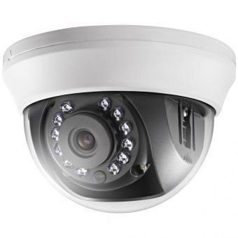 Купольная HD-TVI камера Hikvision DS-2CE56D1TA-IRMMU с ИК-подсветкой