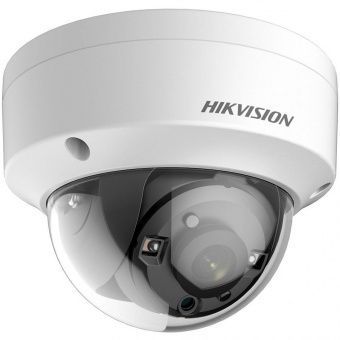 Вандалостойкая уличная купольная HD-TVI видеокамера Full HD Hikvision DS-2CE56D7T-VPIT с EXIR